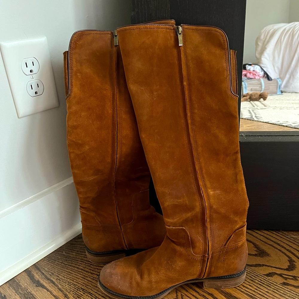 Camel Knee High Boot